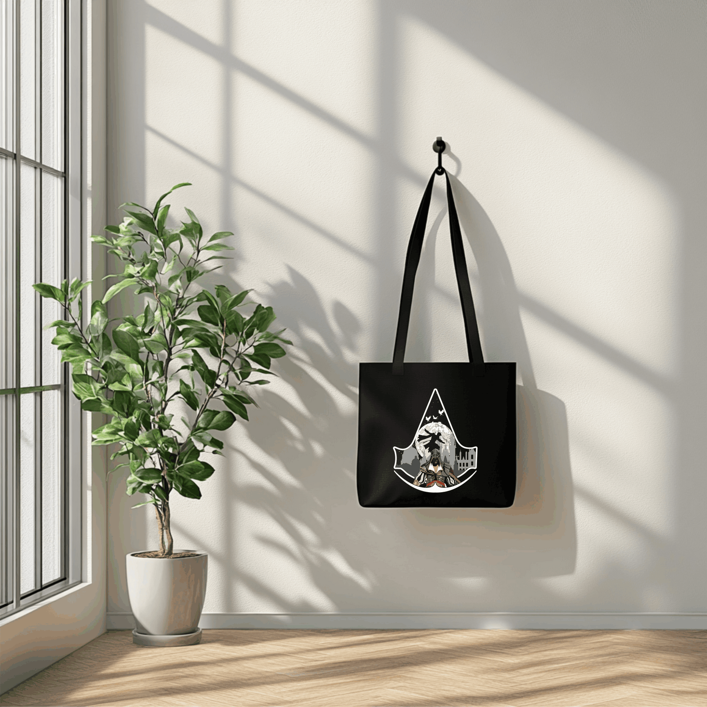 Mystical Mercenary Tote Bag – Bold Graphic Design