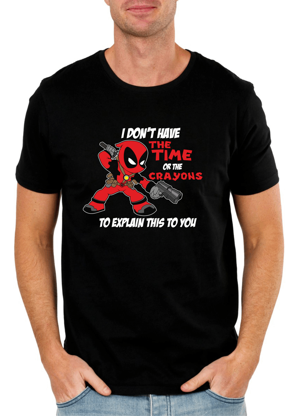 Comic Mercenary Parody T-Shirt – Funny Graphic Quote Tee