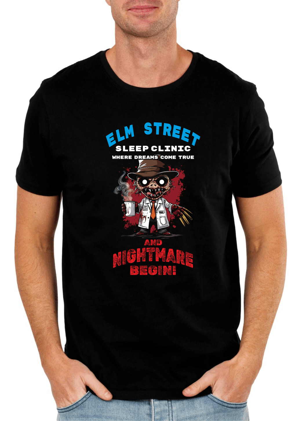 Nightmare Theme Inspired T-Shirt – Humorous Graphic Tee
