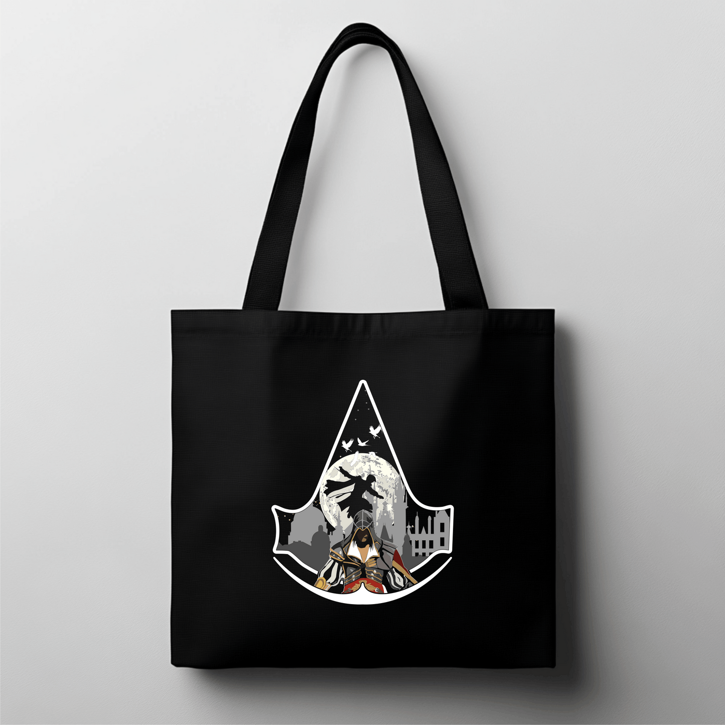 Mystical Mercenary Tote Bag – Bold Graphic Design
