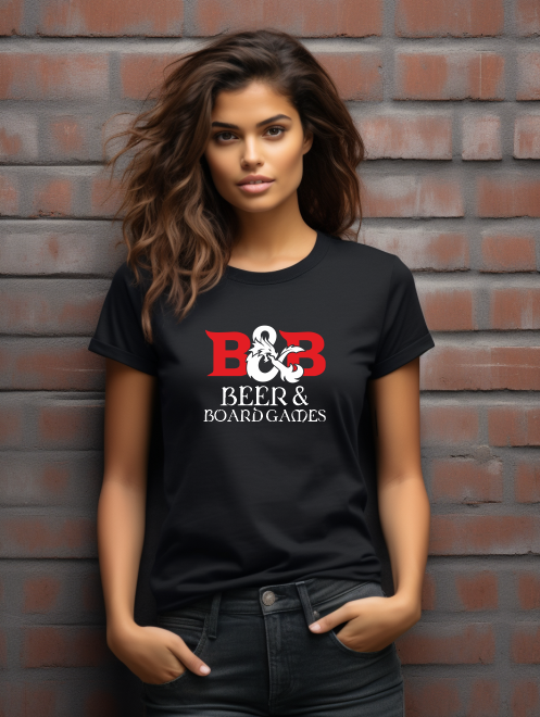 Beer & Board Games Parody T-Shirt – Humorous Graphic Tee for Gamers