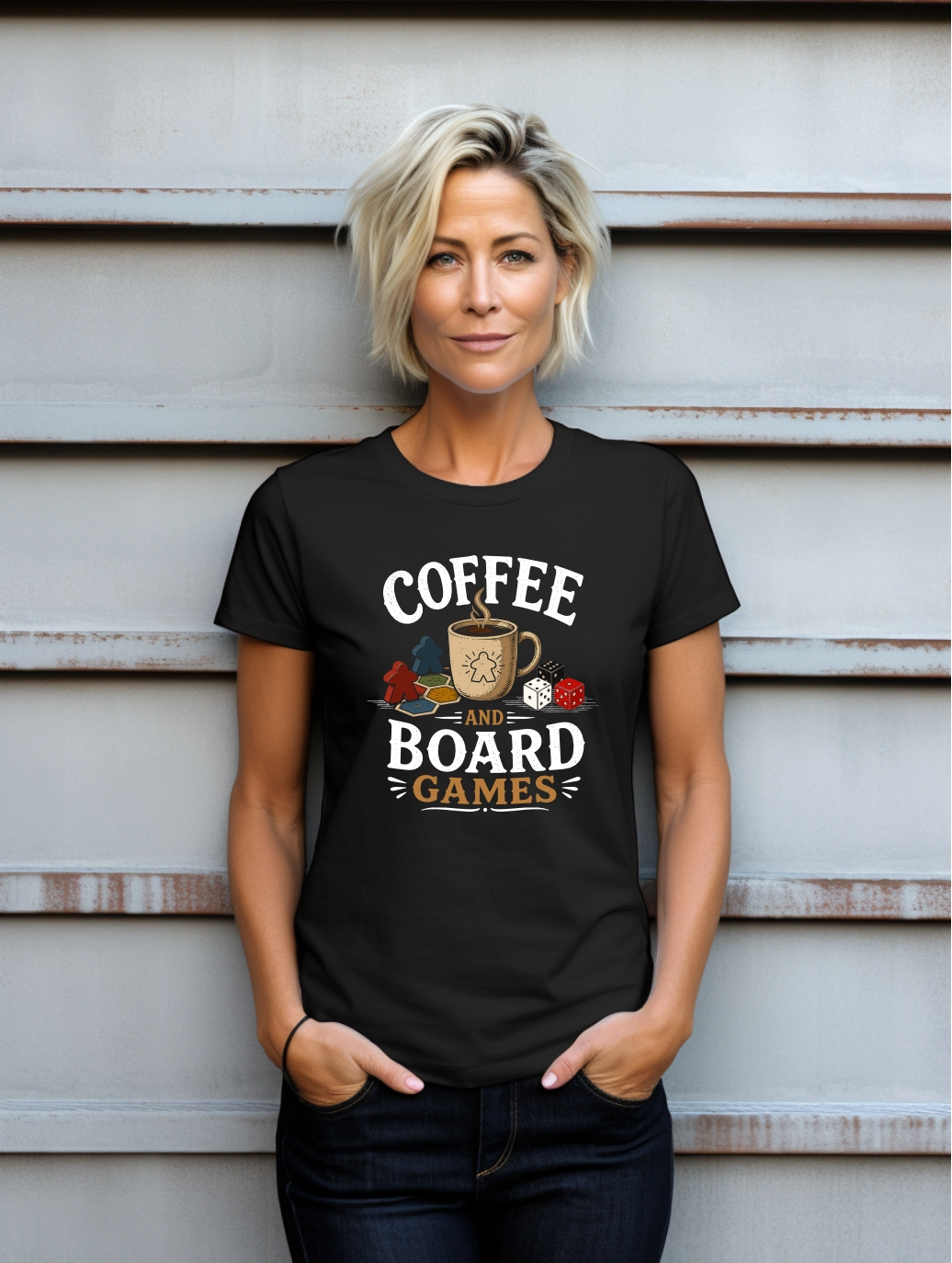 Coffee and Board Games – Cosy Gamer Graphic Tee