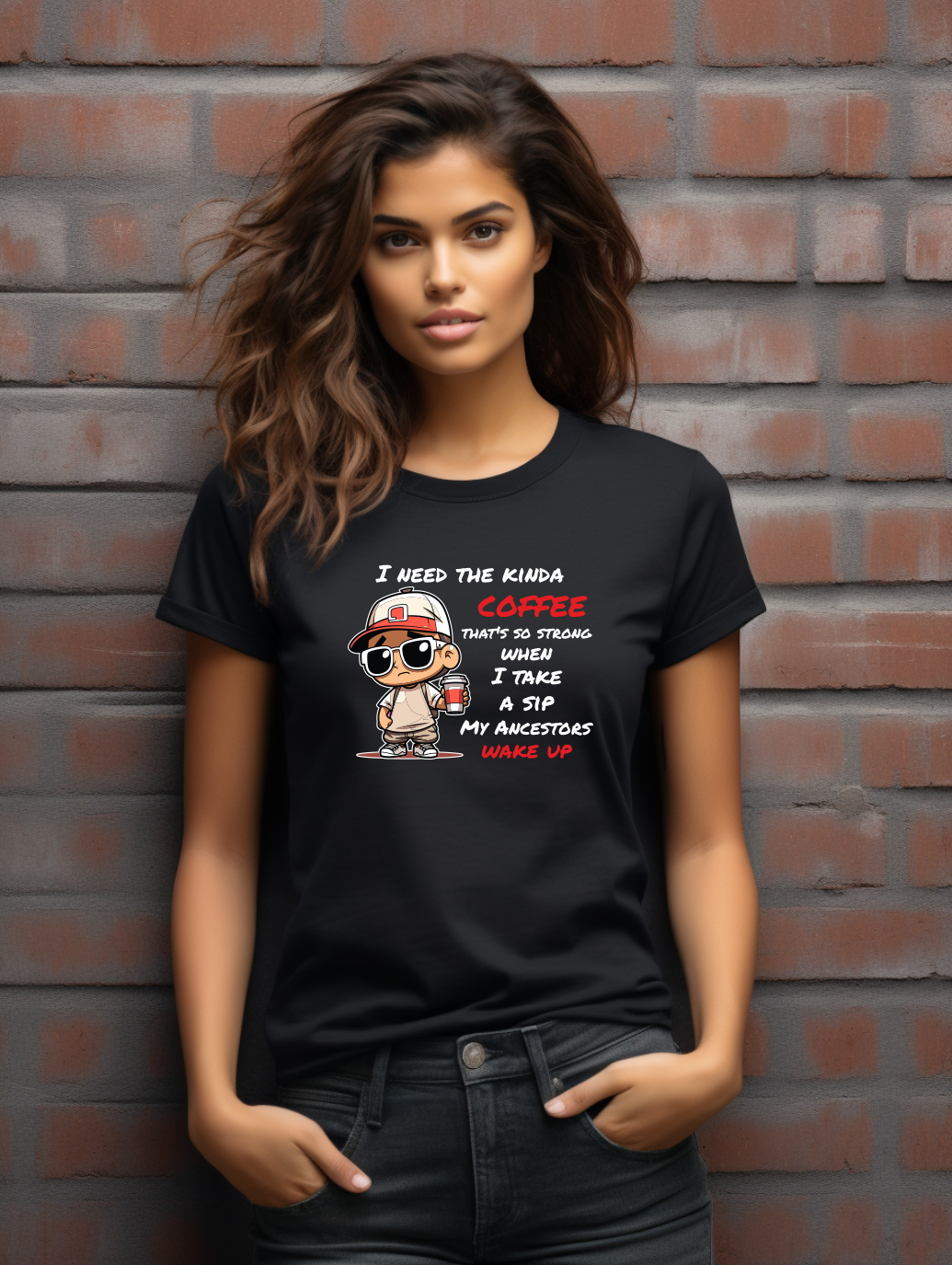 I Need The Kinda Coffee Funny T-Shirt – Caffeine Lover Graphic Tee | Funny Coffee Shirt | Gildan Softstyle UK