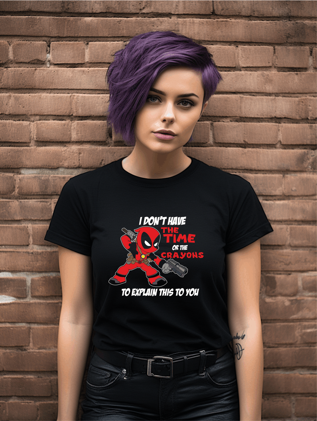 Comic Mercenary Parody T-Shirt – Funny Graphic Quote Tee