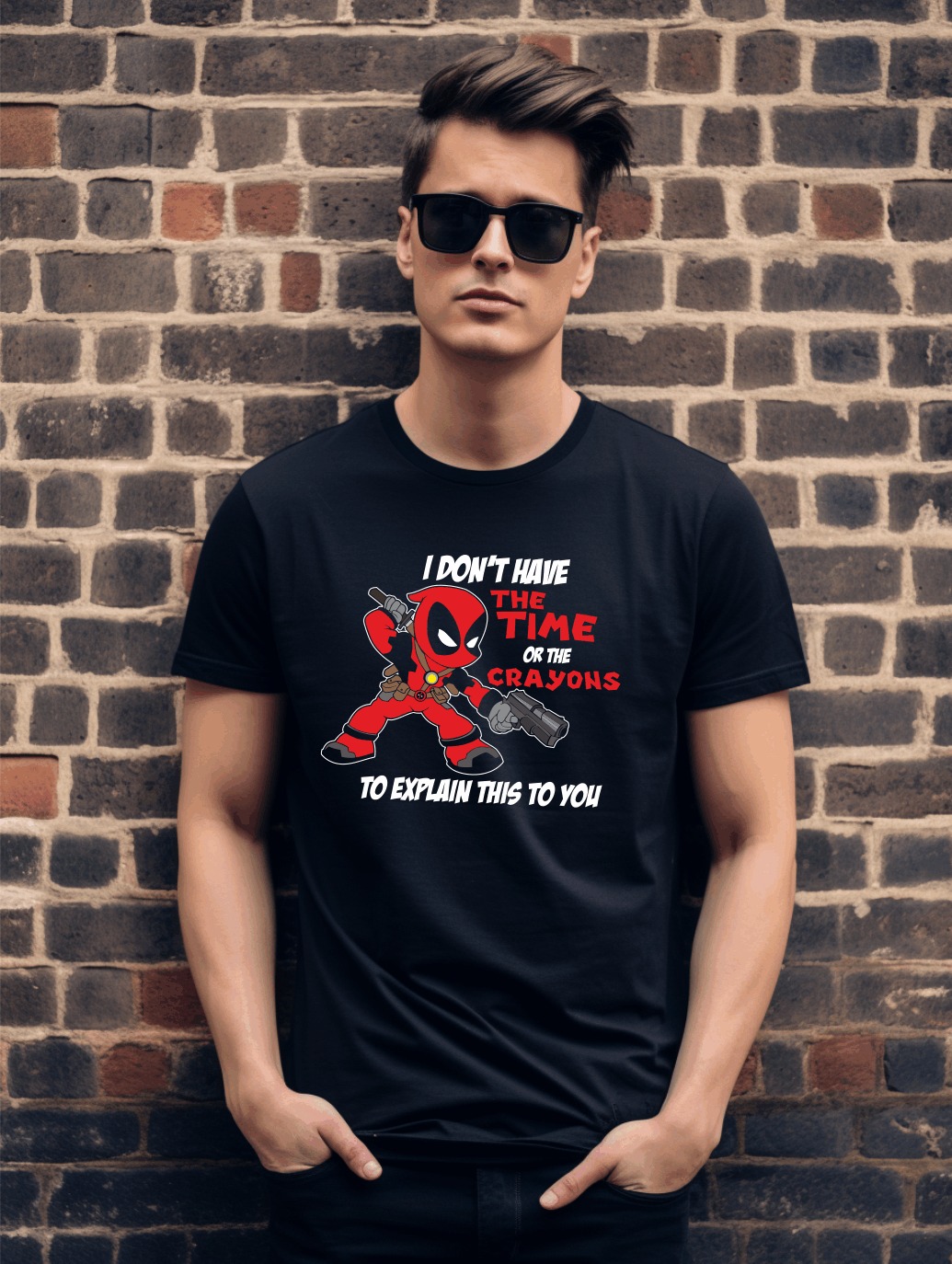 Comic Mercenary Parody T-Shirt – Funny Graphic Quote Tee