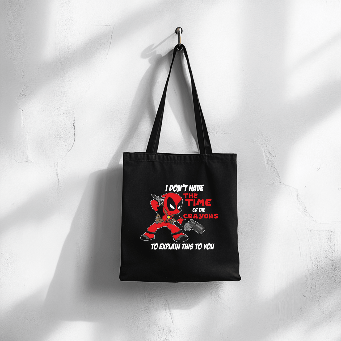 Comic Mercenary Parody T-Shirt – Funny Graphic Quote Bag
