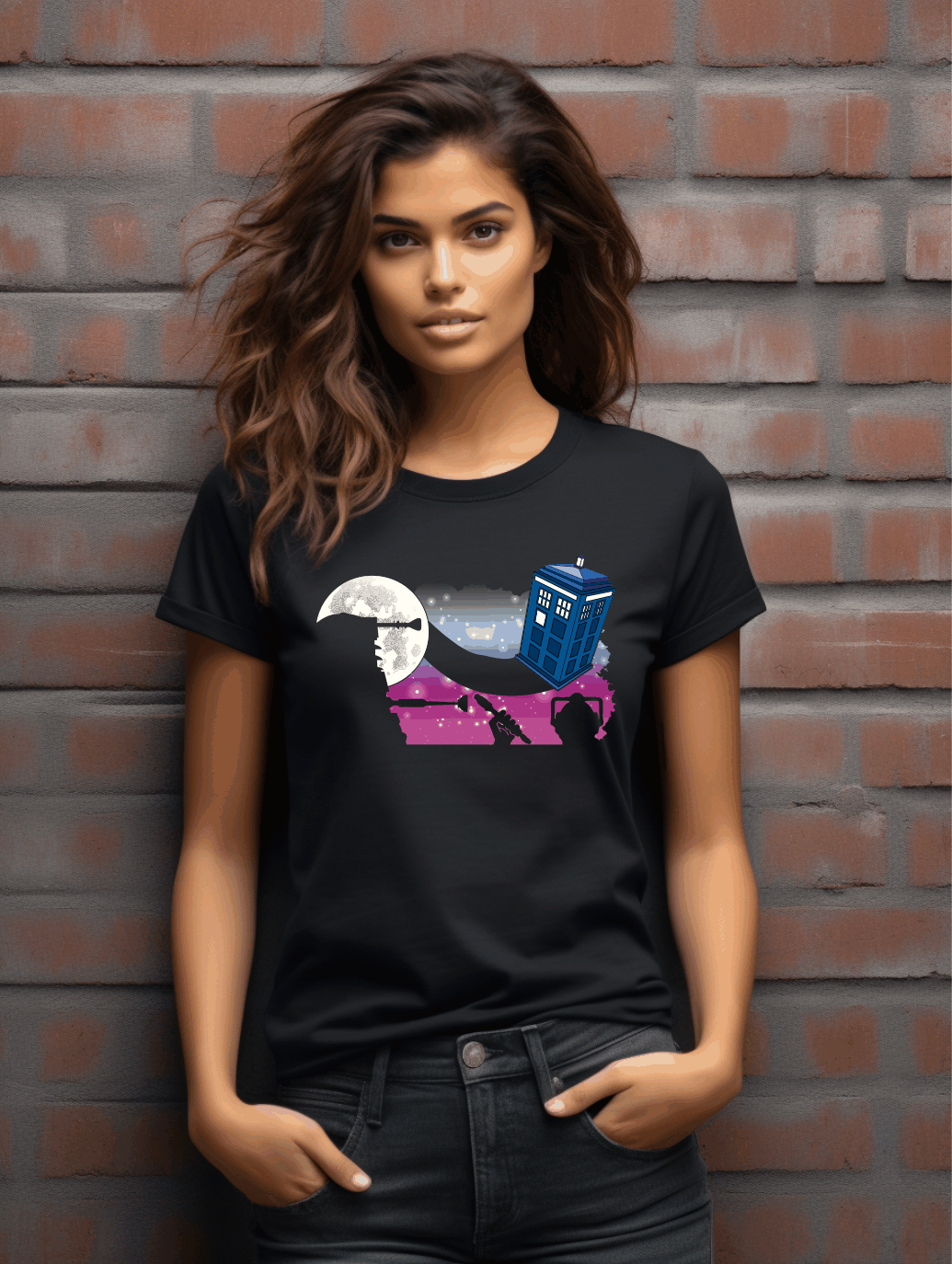 Intergalactic Adventure Parody T-Shirt – Cosmic Cartoon Adventure Tee