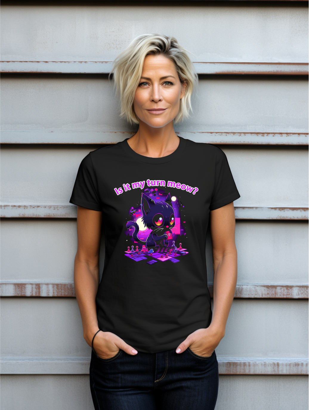 Adorable Gamer Cat T-Shirt – Fun & Playful Tee