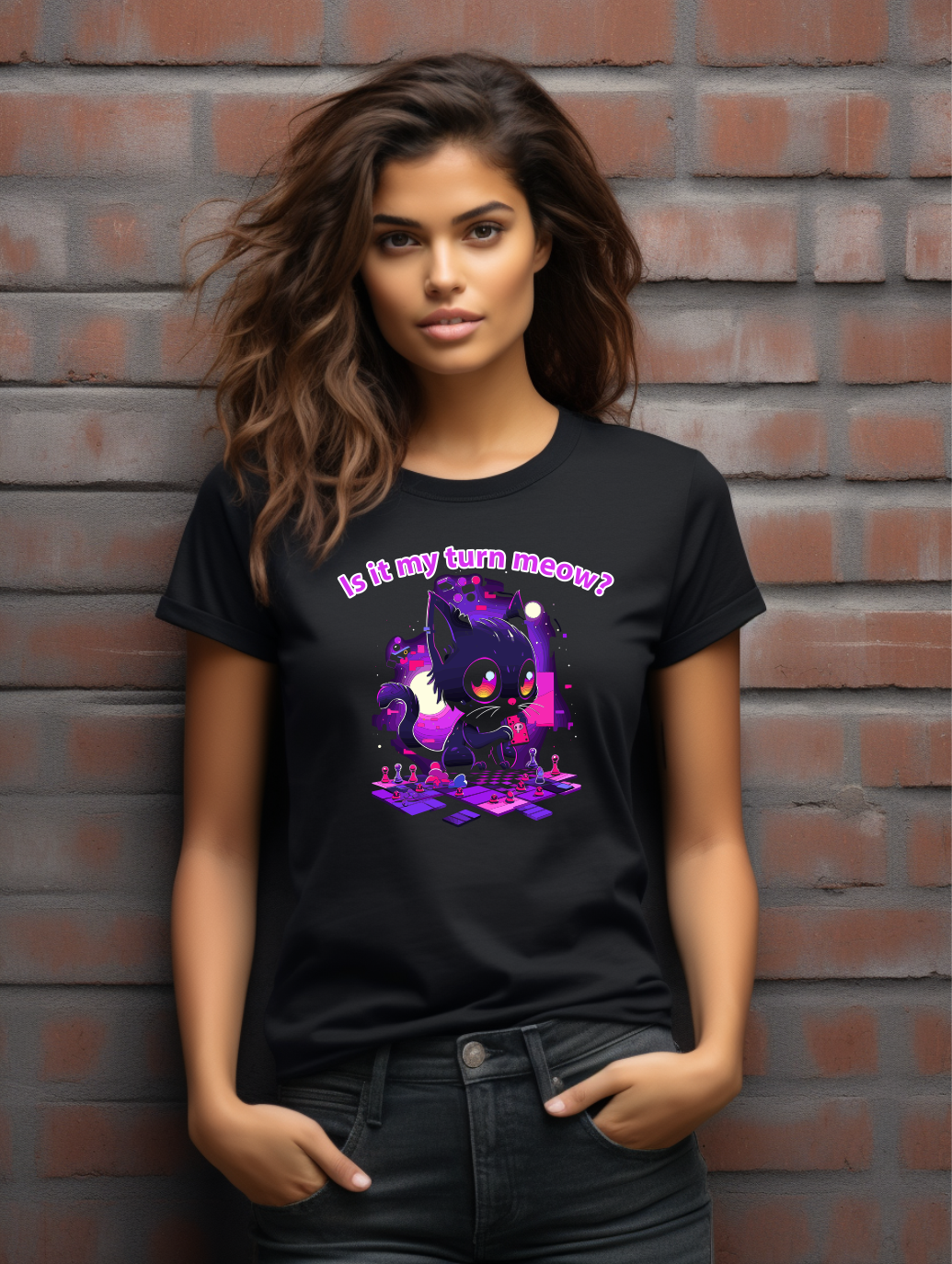 Adorable Gamer Cat T-Shirt – Fun & Playful Tee