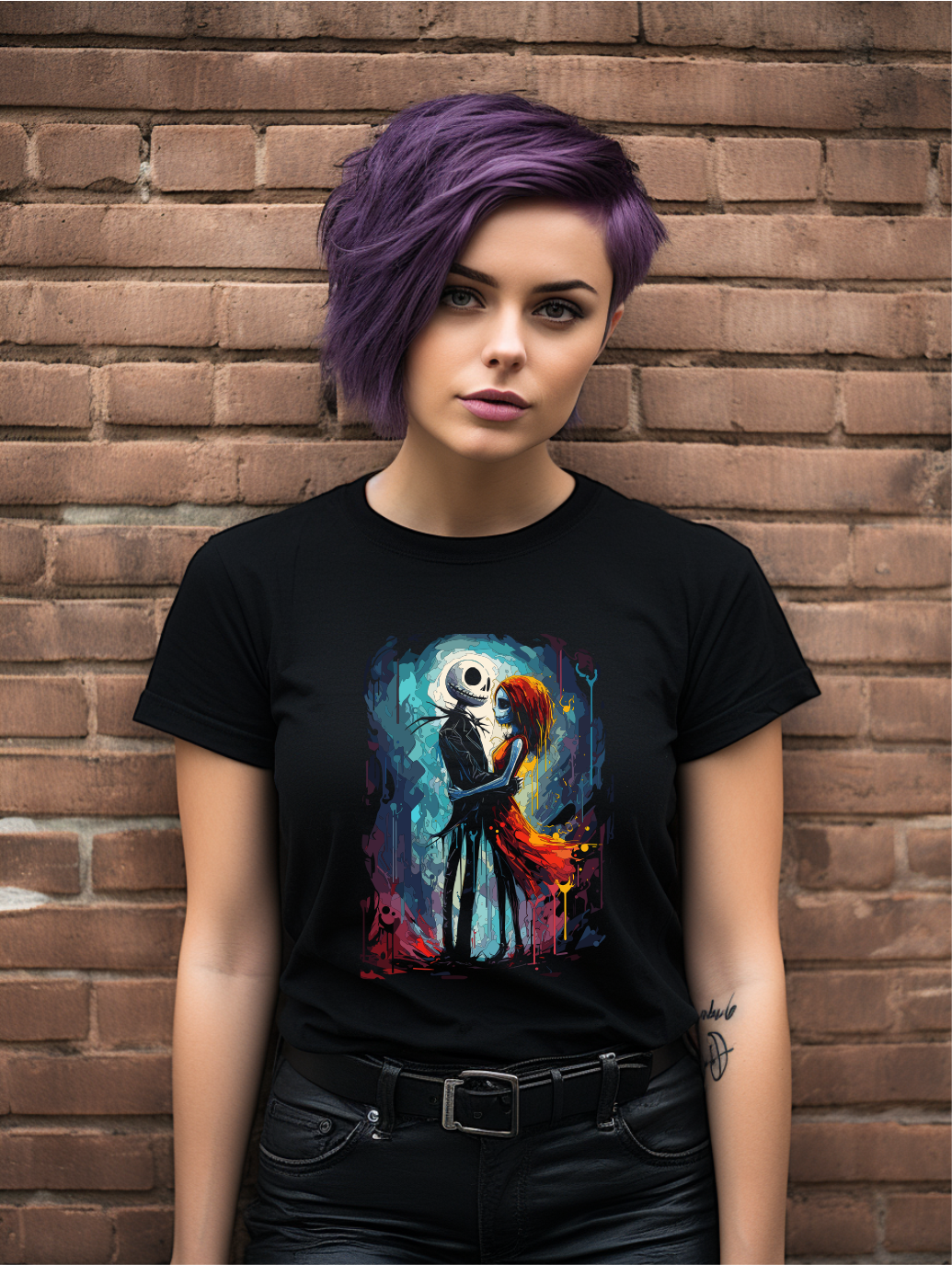Mystic Embrace Parody T-Shirt – Artistic Love Graphic Tee