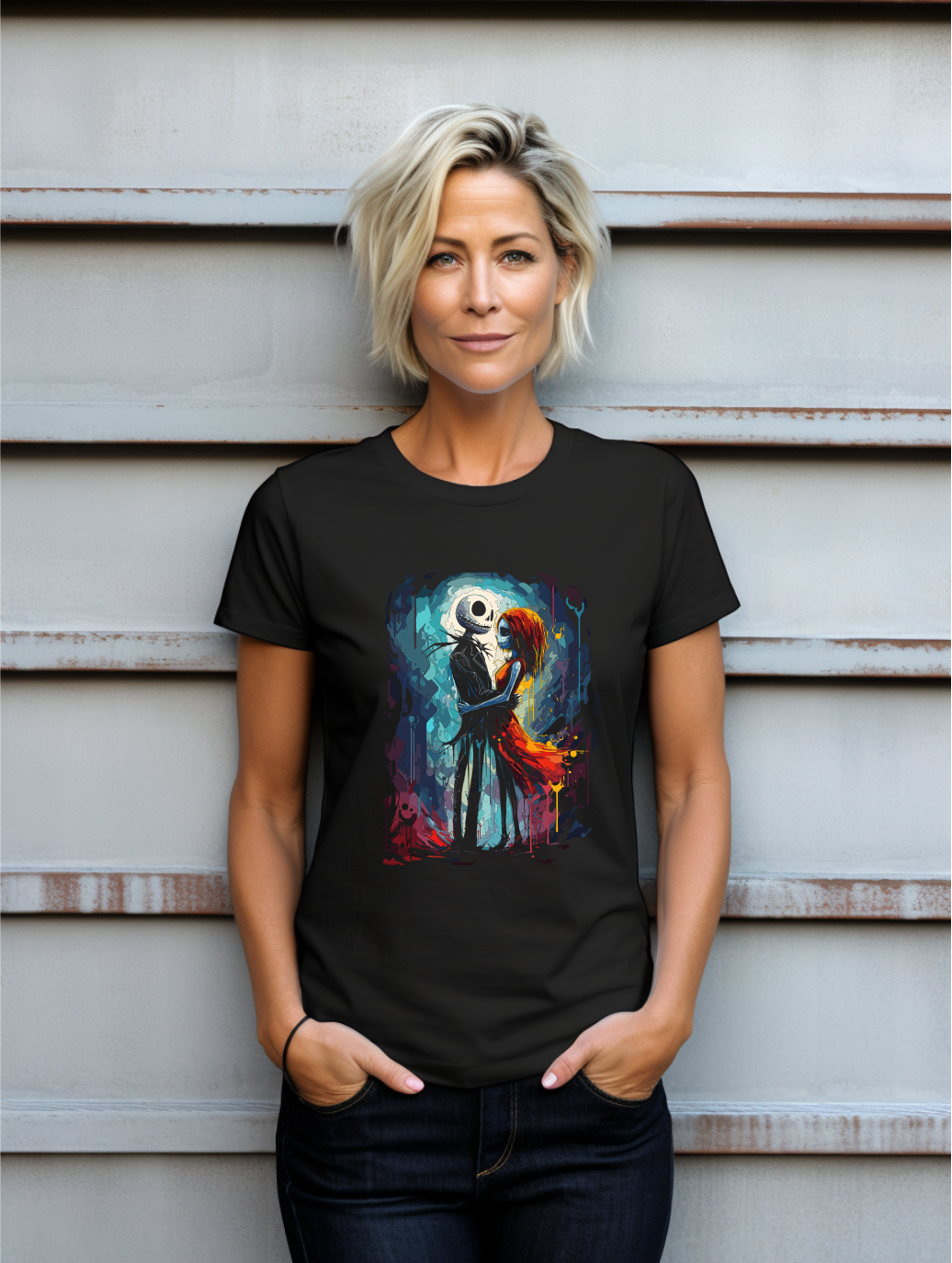 Mystic Embrace Parody T-Shirt – Artistic Love Graphic Tee