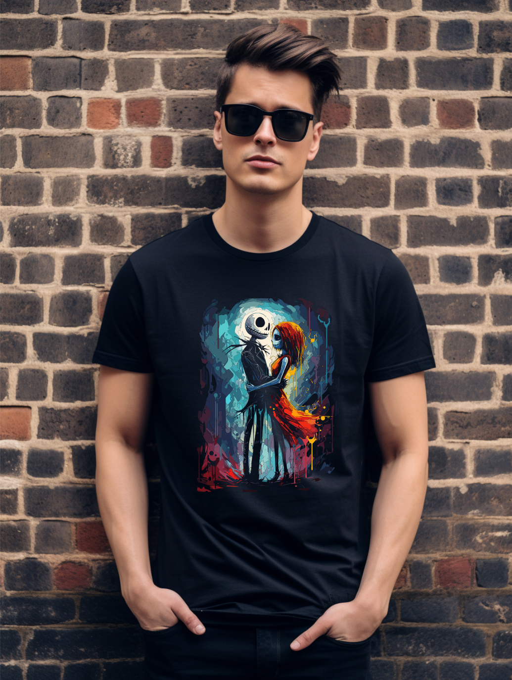 Mystic Embrace Parody T-Shirt – Artistic Love Graphic Tee