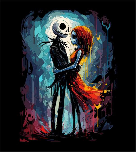 Mystic Embrace Parody T-Shirt – Artistic Love Graphic Tee