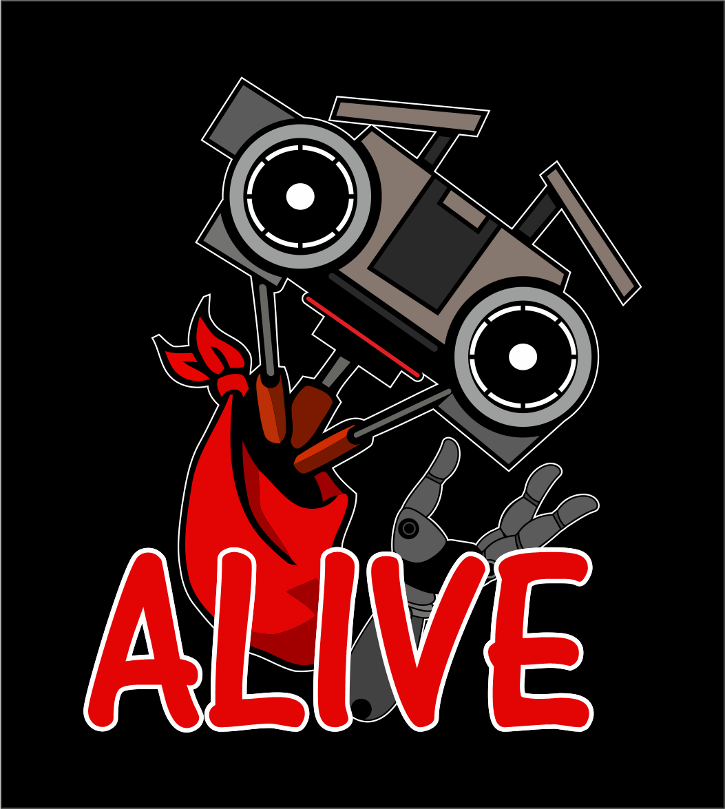 Retro Robot Parody T-Shirt – Fun Graphic Tee for Film Fans