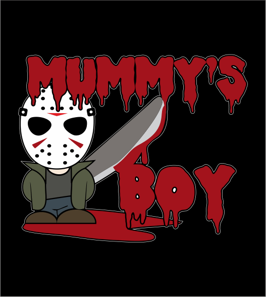 Mummy's Boy Parody Graphic T-Shirt – Hilarious Horror Tee