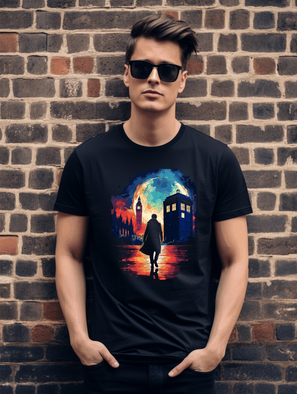 Cosmic Voyager Inspired T-Shirt – Eye-Catching Graphic Design